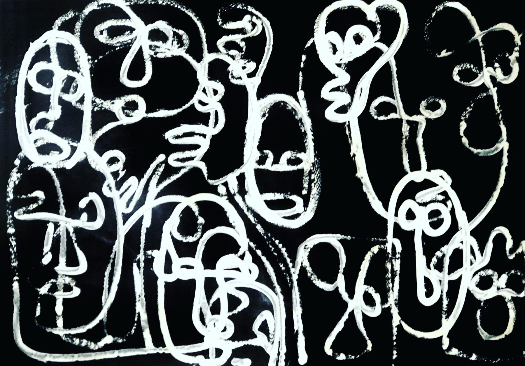 Faces in Places I by Chad John Payne