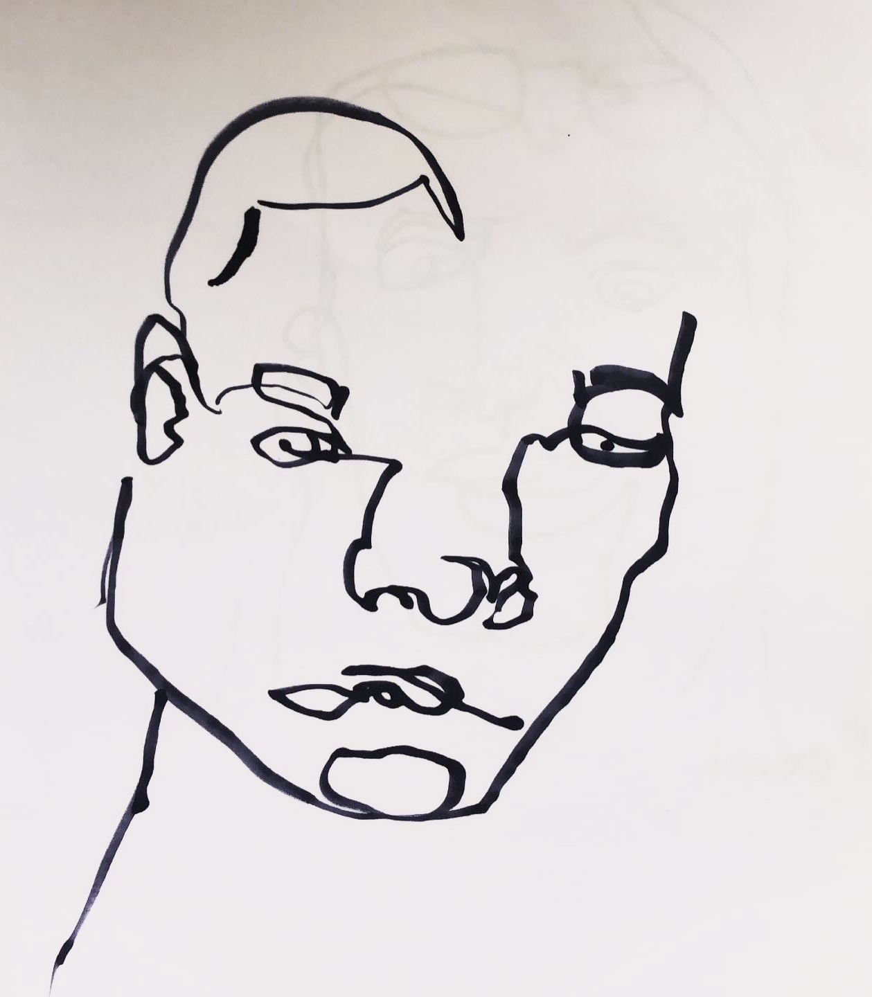 Expressive line drawing by Chad John Payne