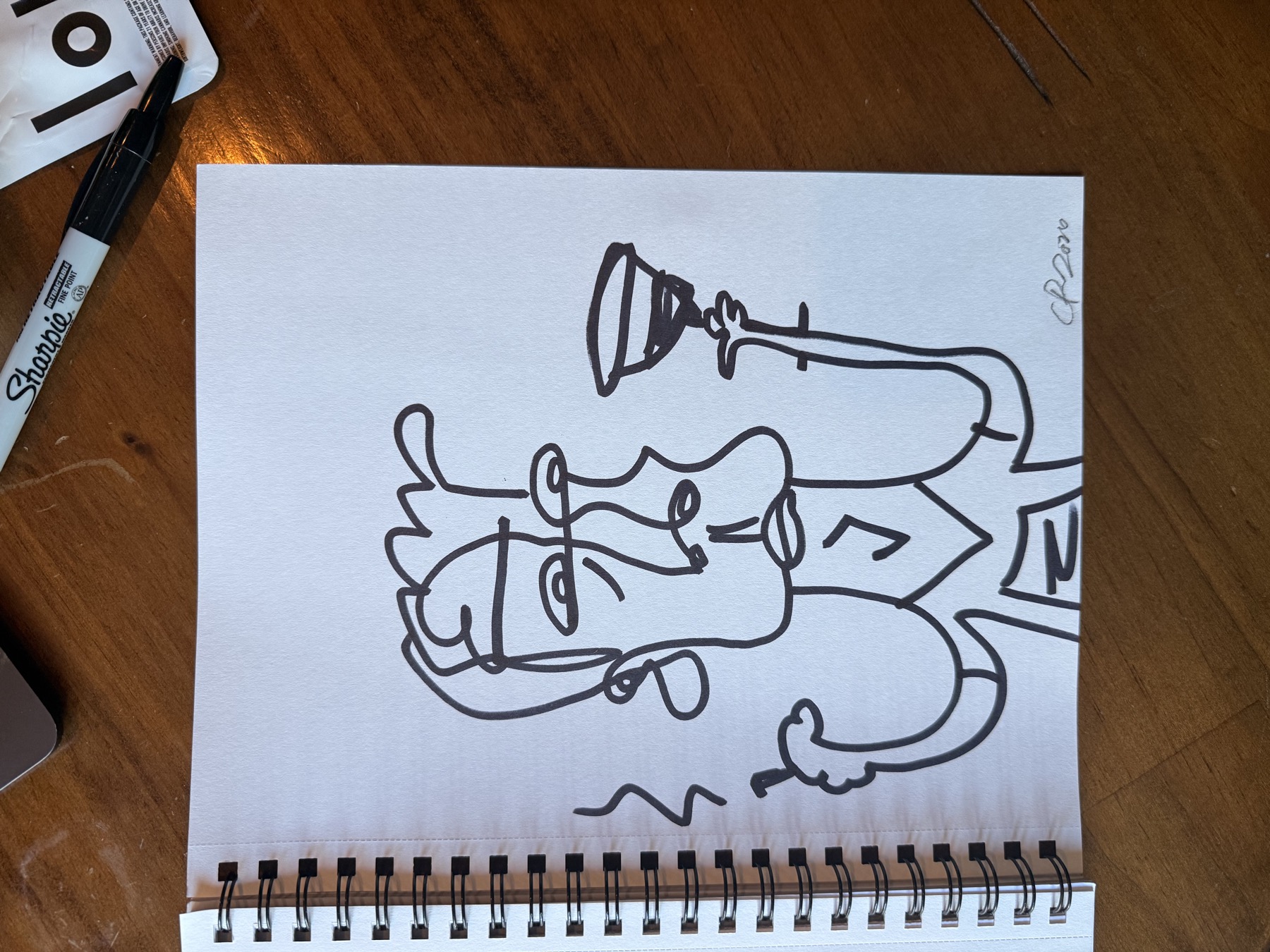 Expressive Line Drawing II by Chad John Payne