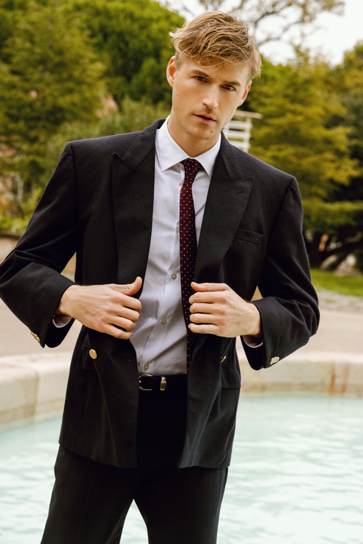 Chad J. Payne portrait — photographed by David Velez, Lisbon 2025